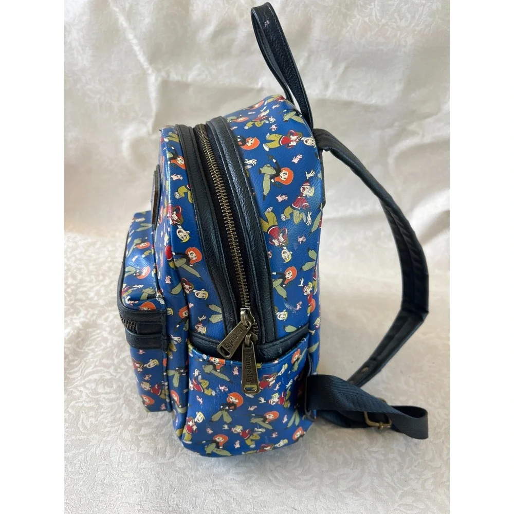 Loungefly Disney Kim Possible Chibi Character Mini Backpack Rare Disney Parks